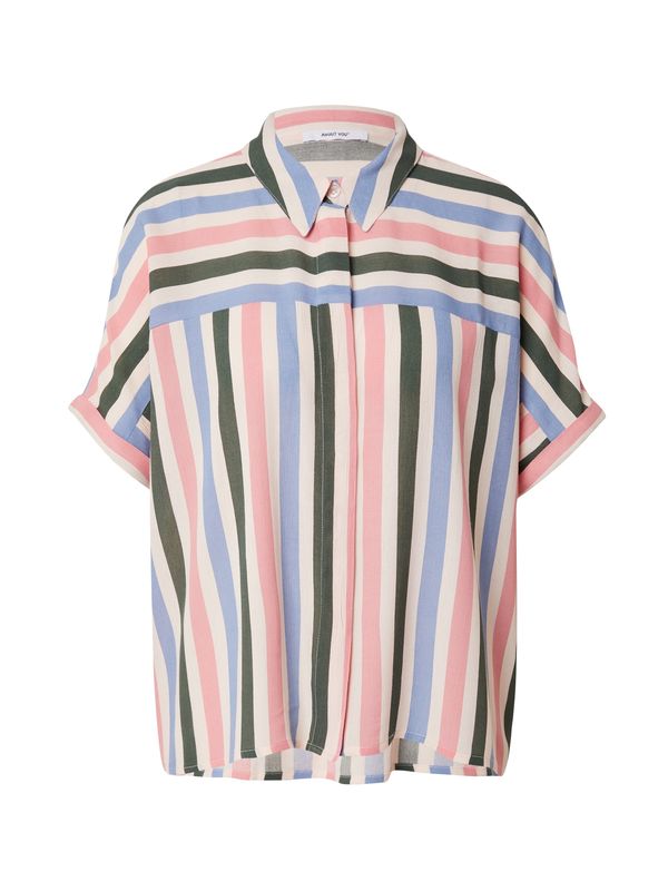 ABOUT YOU ABOUT YOU Блуза 'Duffy'  пъстро / бледорозово