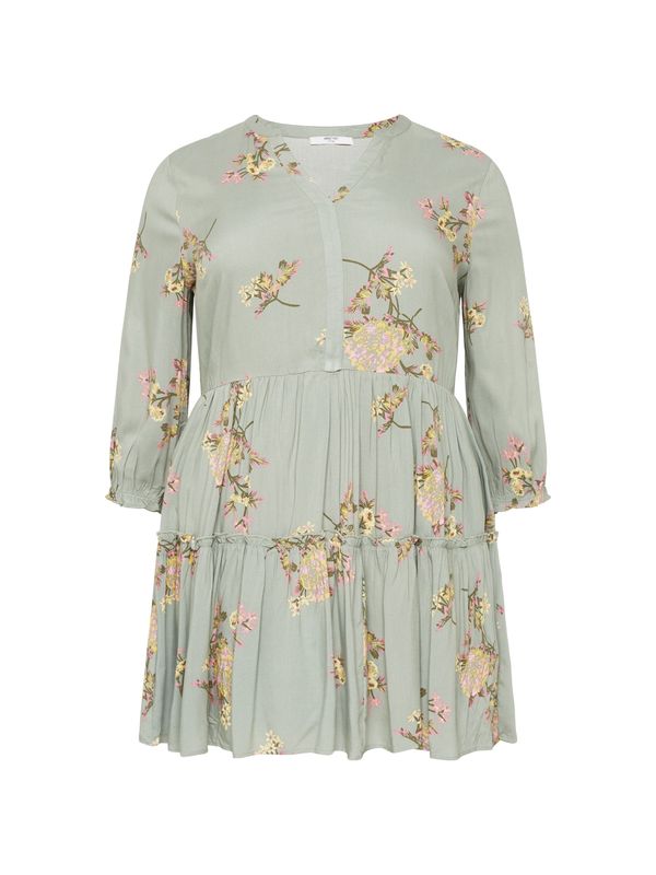 ABOUT YOU Curvy ABOUT YOU Curvy Рокля 'Ella'  светложълто / каки / мента / светлорозово