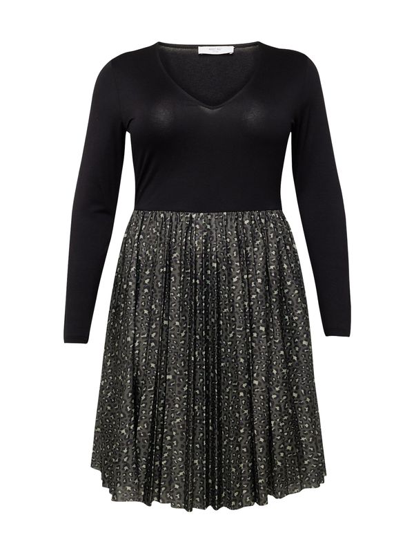 ABOUT YOU Curvy ABOUT YOU Curvy Рокля 'Geeske'  зелено / пъстро / черно