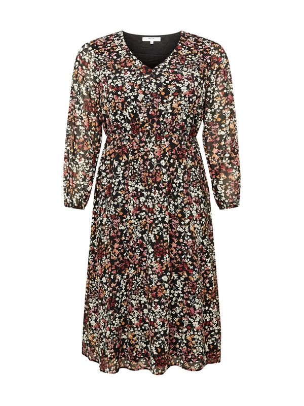 ABOUT YOU Curvy ABOUT YOU Curvy Рокля 'Nia Dress'  кафяво / червено / черно / бяло