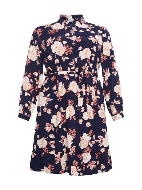ABOUT YOU Curvy ABOUT YOU Curvy Рокля тип риза 'Alexis'  тъмносиньо / пъстро