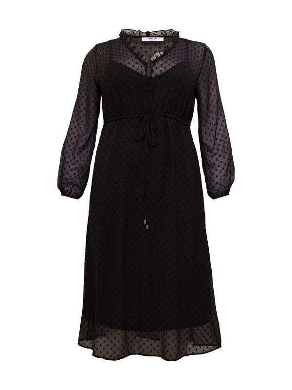 ABOUT YOU Curvy ABOUT YOU Curvy Рокля тип риза 'Juliana'  черно