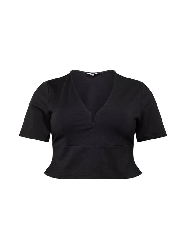 ABOUT YOU Curvy ABOUT YOU Curvy Тениска 'Cora'  черно
