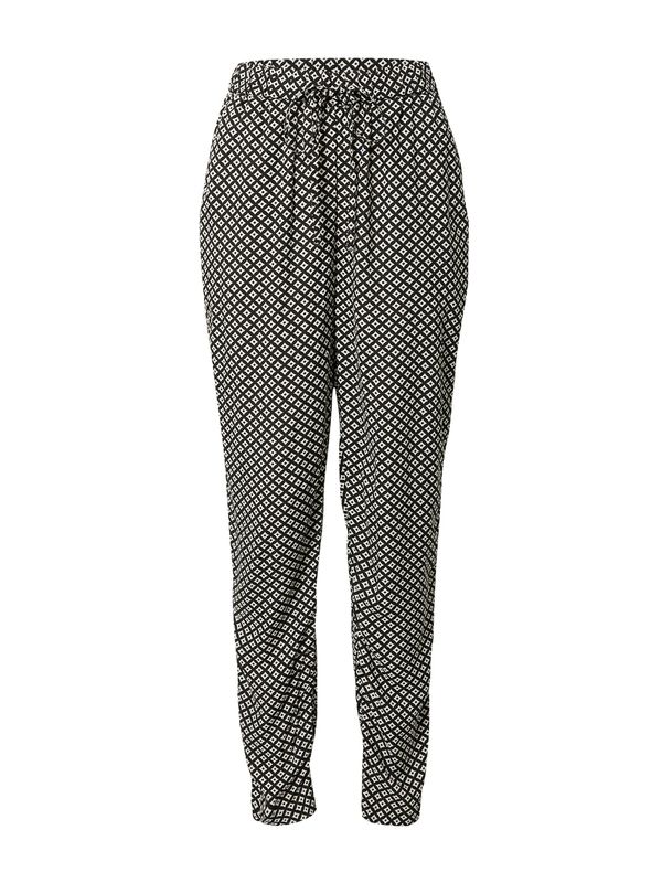 ABOUT YOU ABOUT YOU Панталон 'Elina'  черно / бяло