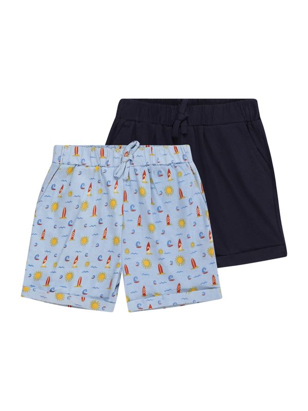 ABOUT YOU ABOUT YOU Панталон 'Hayden'  светлосиньо / тъмносиньо / жълто / червено