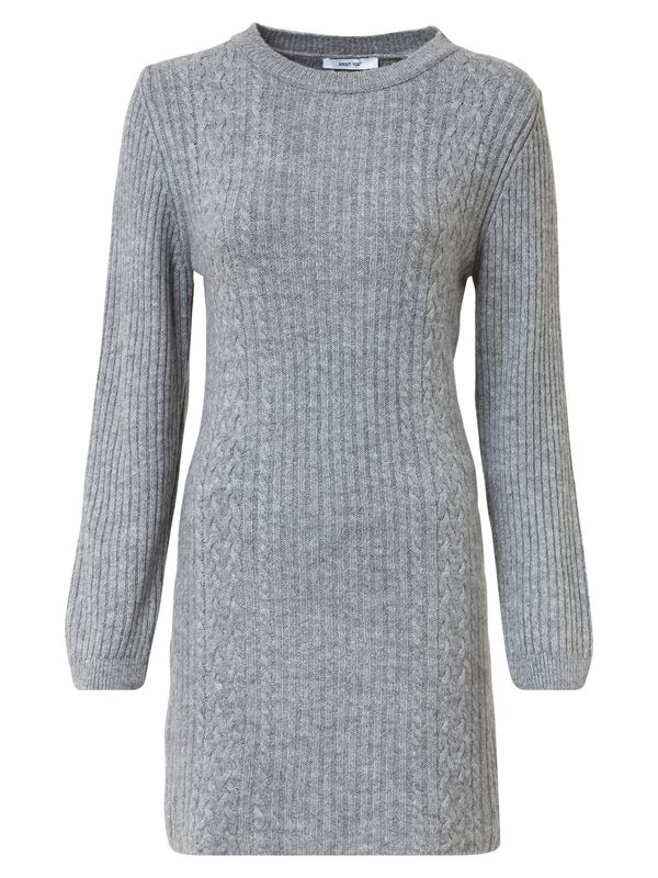 ABOUT YOU ABOUT YOU Плетена рокля 'Daline'  сиво