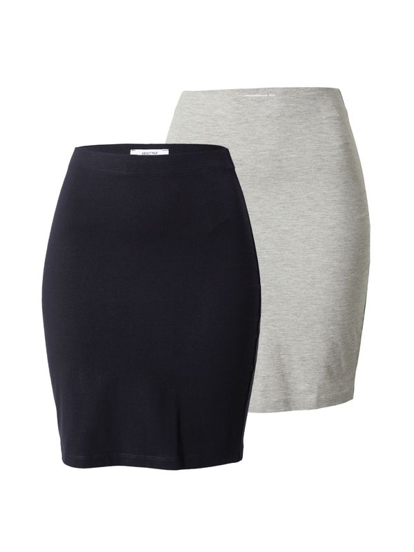 ABOUT YOU ABOUT YOU Пола '2er pack Lilou'  сиво / черно