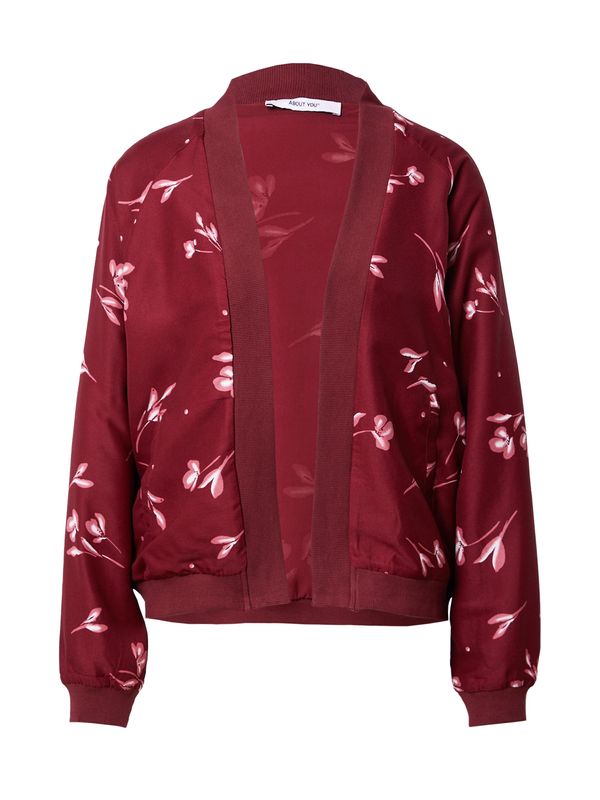 ABOUT YOU ABOUT YOU Преходно яке 'Maja'  бледорозово / бордо / бяло