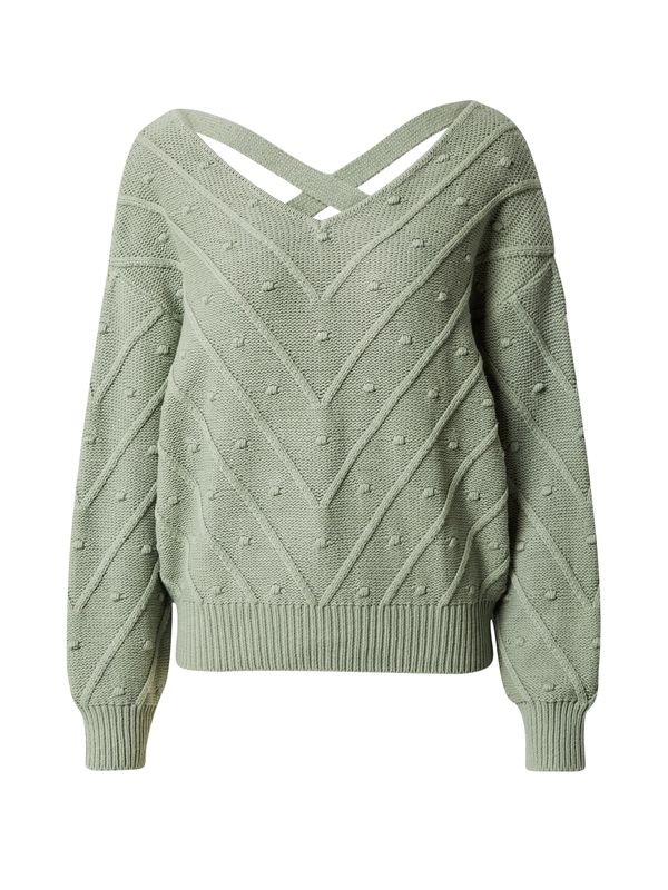 ABOUT YOU ABOUT YOU Пуловер 'Hermine'  светлозелено