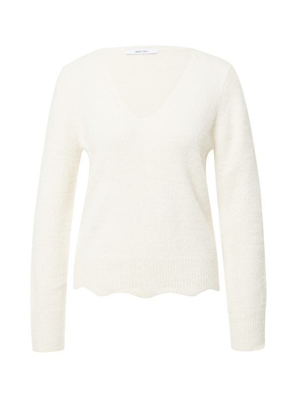 ABOUT YOU ABOUT YOU Пуловер 'Inge'  кремаво