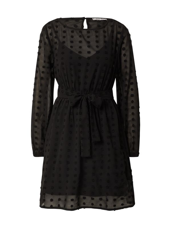 ABOUT YOU ABOUT YOU Рокля 'Leandra'  черно / прозрачно