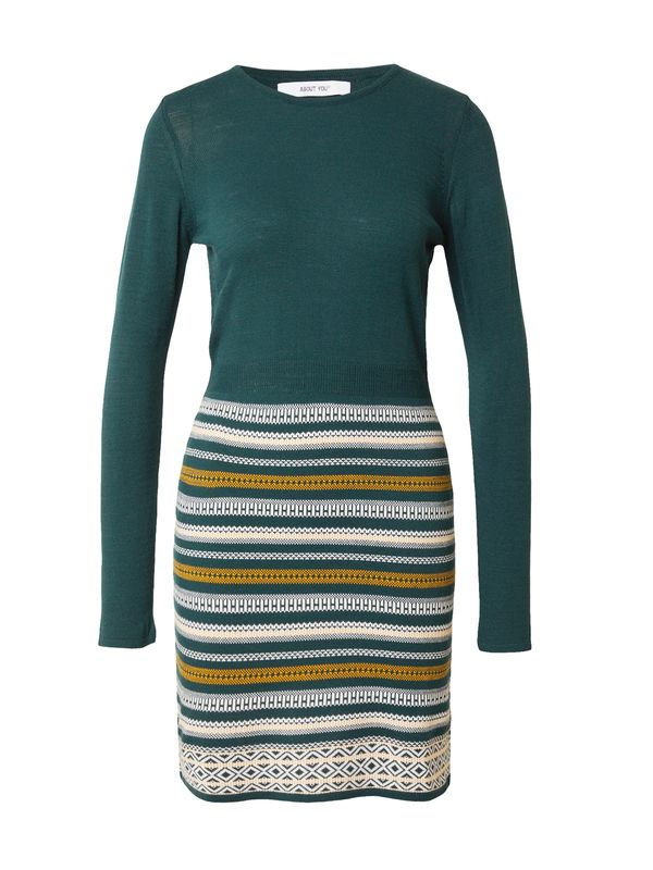 ABOUT YOU ABOUT YOU Рокля 'Penelope'  тъмнозелено / пъстро