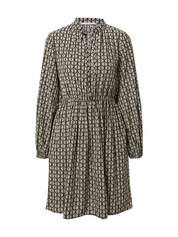 ABOUT YOU ABOUT YOU Рокля тип риза 'Tessy'  бежово / черно