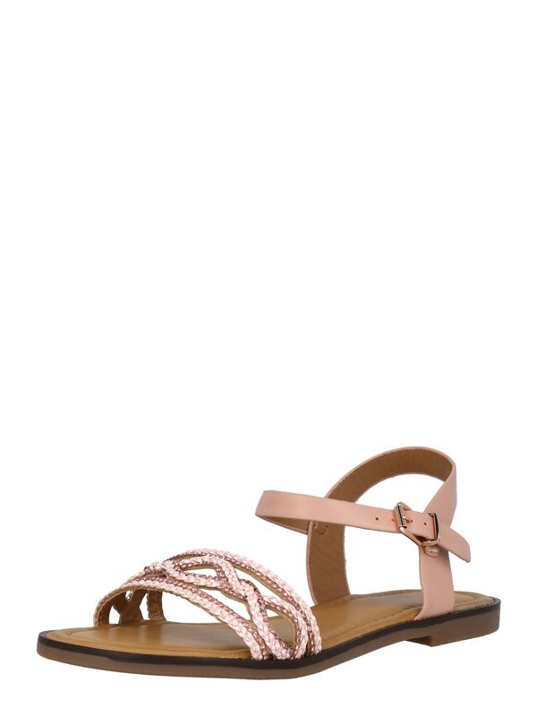 ABOUT YOU ABOUT YOU Сандали 'Lenja'  бледорозово / бяло