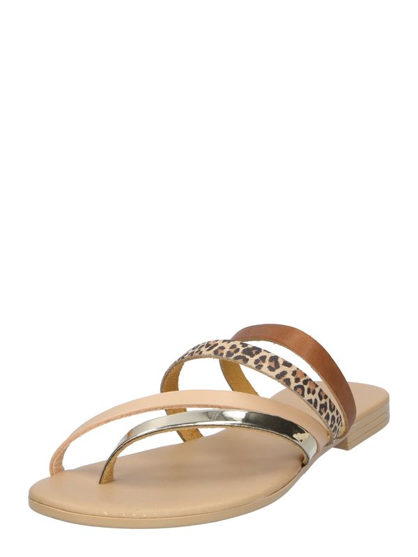 ABOUT YOU ABOUT YOU Сандали с разделител за пръстите 'FLORENTINE'  бежово / кафяво / черно