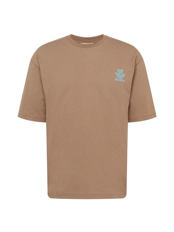 ABOUT YOU ABOUT YOU Тениска 'Arda'  аквамарин / светлокафяво