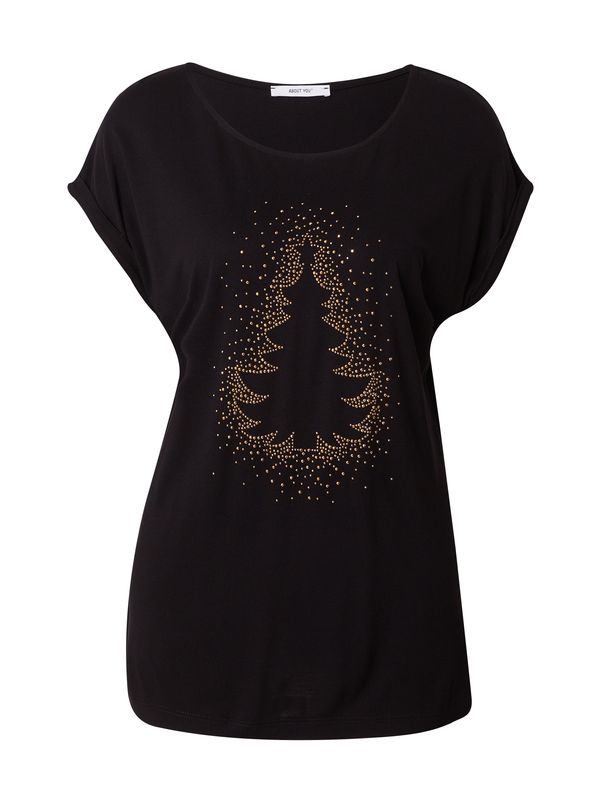 ABOUT YOU ABOUT YOU Тениска 'Cami'  злато / черно