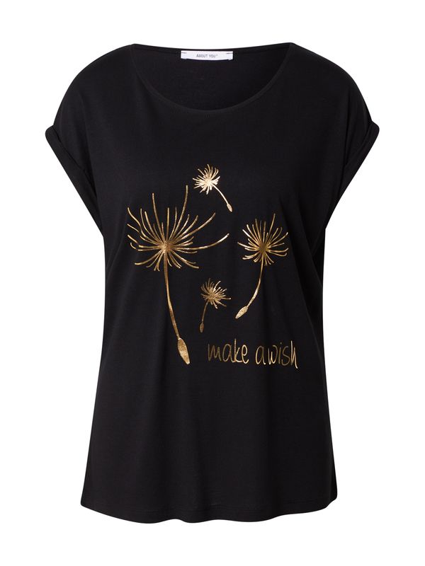 ABOUT YOU ABOUT YOU Тениска 'Cindy'  черно