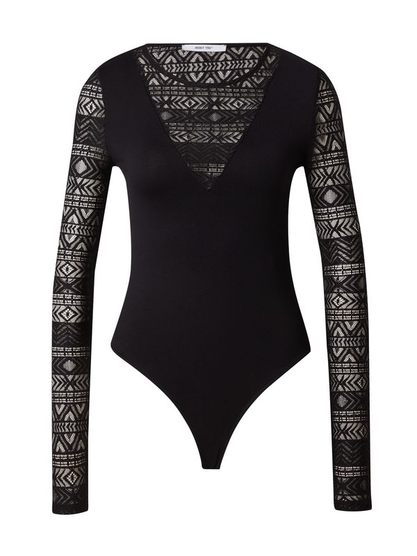 ABOUT YOU ABOUT YOU Тениска 'Leslie'  черно