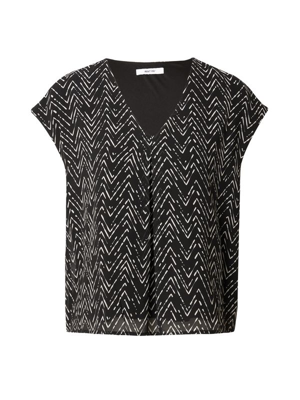 ABOUT YOU ABOUT YOU Тениска 'Paris'  черно