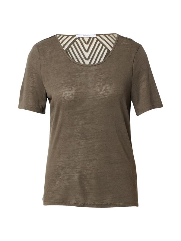 ABOUT YOU ABOUT YOU Тениска 'Thekla'  тъмнозелено