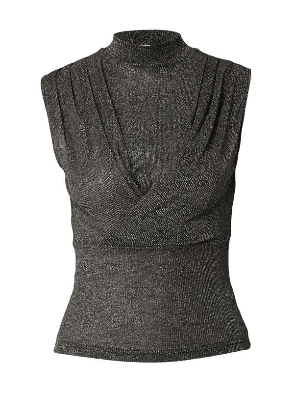 ABOUT YOU ABOUT YOU Топ 'Carla'  черно / сребърно