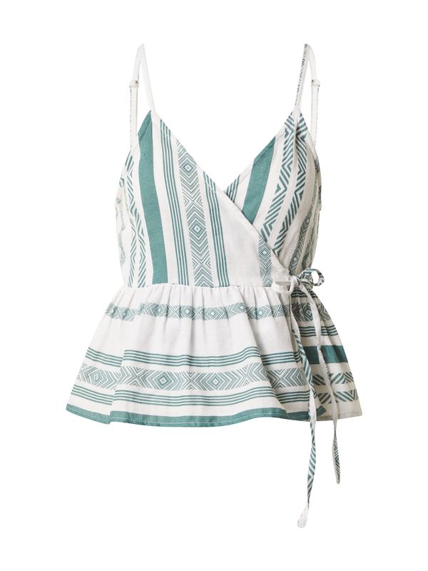 ABOUT YOU ABOUT YOU Топ 'Danika'  петрол / бяло