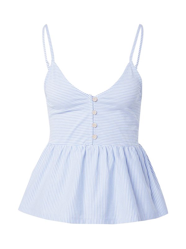 ABOUT YOU ABOUT YOU Топ 'Hanni'  светлосиньо / бяло