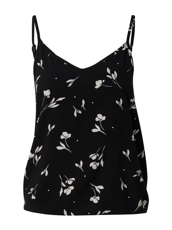 ABOUT YOU ABOUT YOU Топ &#x27;Laila&#x27;  черно / бяло