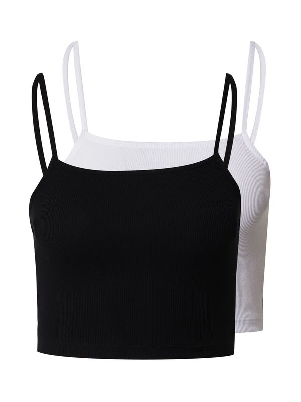 ABOUT YOU ABOUT YOU Топ 'Laureen'  черно / бяло