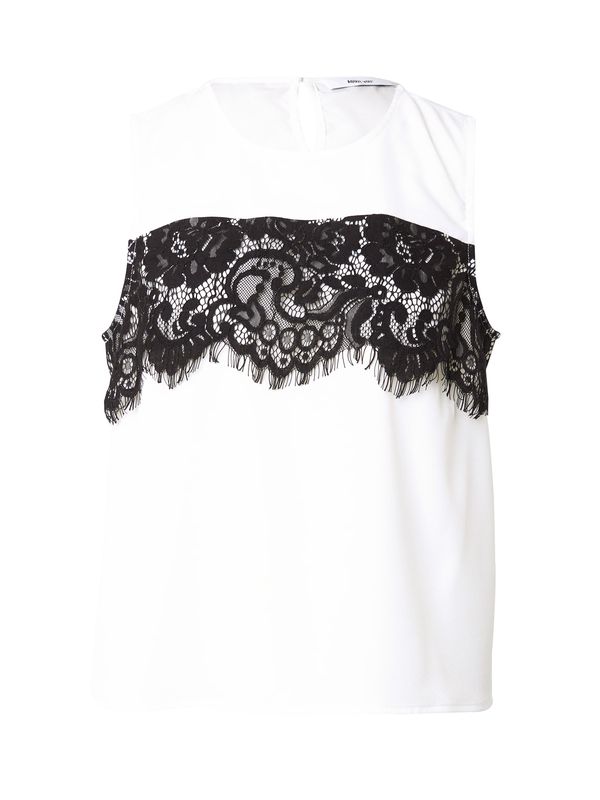 ABOUT YOU ABOUT YOU Топ 'Poppy'  черно / бяло