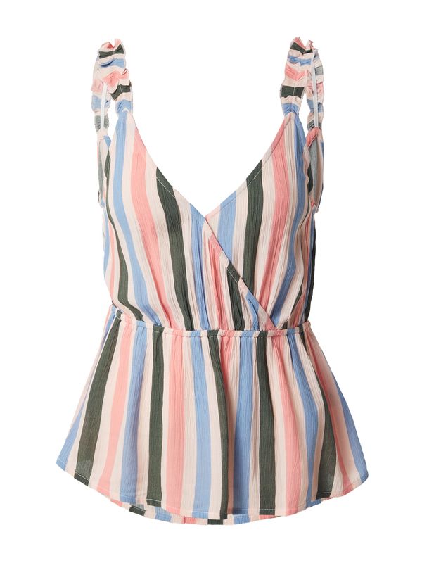 ABOUT YOU ABOUT YOU Топ 'Sigrun'  светлосиньо / зелено / кайсия / пастелно розово