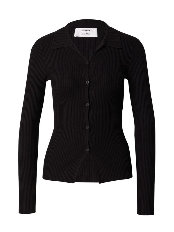 ABOUT YOU x Chiara Biasi ABOUT YOU x Chiara Biasi Плетена жилетка 'Thea'  черно