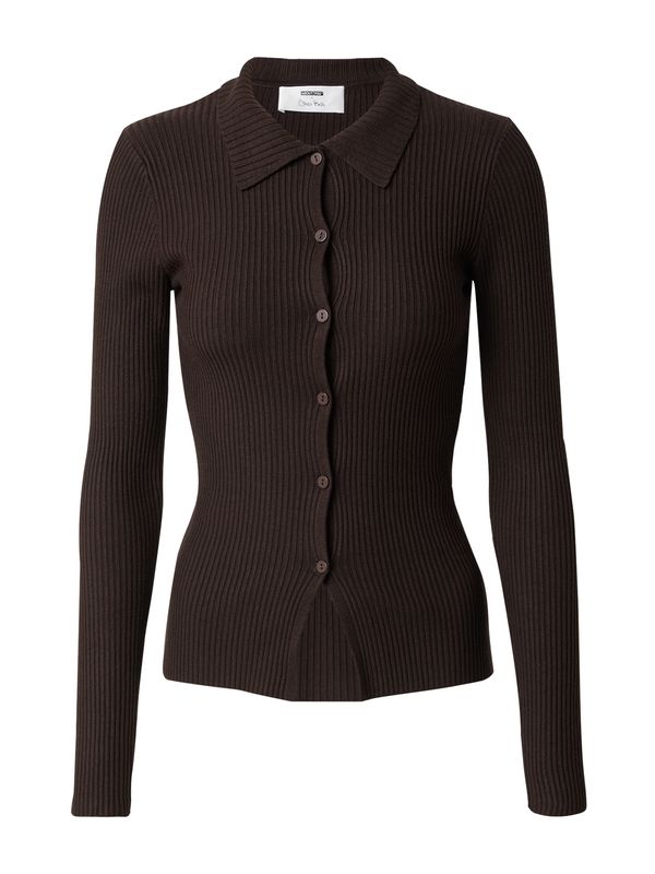 ABOUT YOU x Chiara Biasi ABOUT YOU x Chiara Biasi Плетена жилетка 'Thea'  тъмнокафяво