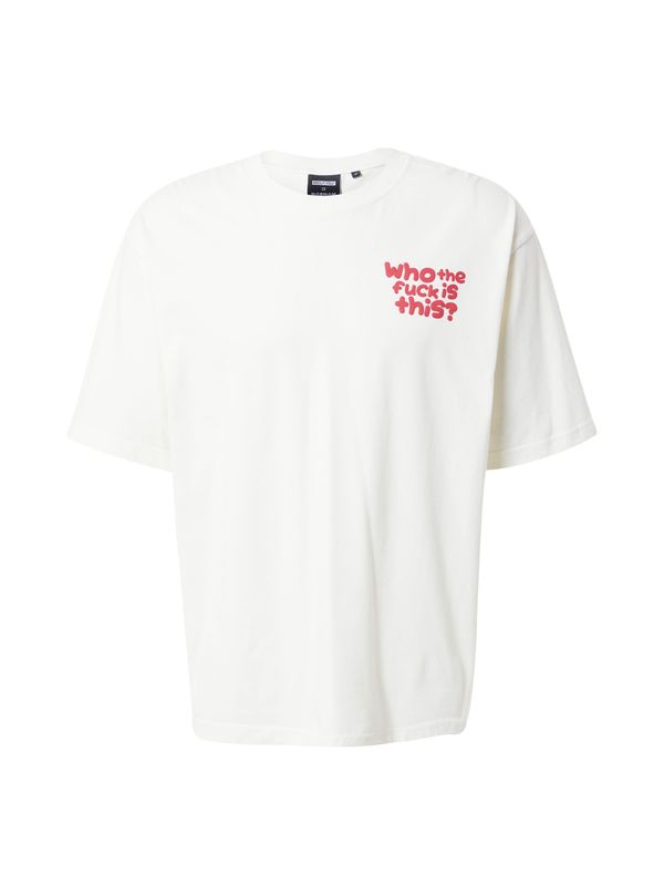 ABOUT YOU x Dardan ABOUT YOU x Dardan Тениска 'Nick'  червено / бяло