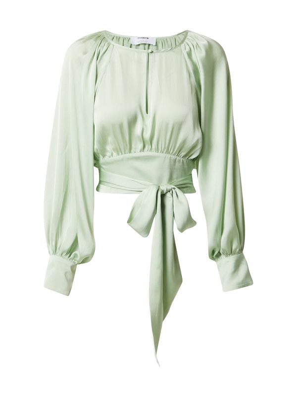 ABOUT YOU x Iconic by Tatiana Kucharova ABOUT YOU x Iconic by Tatiana Kucharova Блуза 'Allie'  зелено / мента / пастелно зелено
