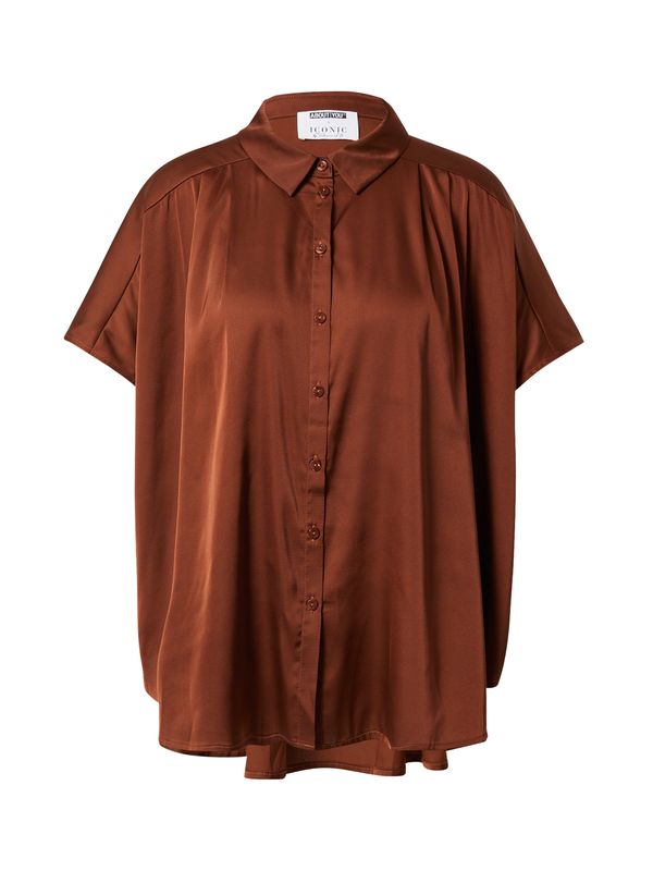 ABOUT YOU x Iconic by Tatiana Kucharova ABOUT YOU x Iconic by Tatiana Kucharova Блуза 'Charlotta'  ръждиво червено