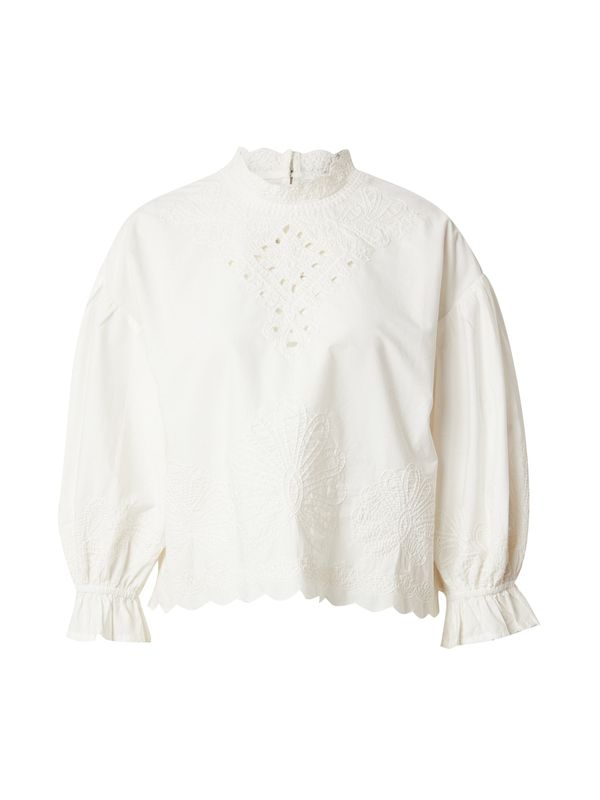 ABOUT YOU x Iconic by Tatiana Kucharova ABOUT YOU x Iconic by Tatiana Kucharova Блуза 'Theodora'  бяло