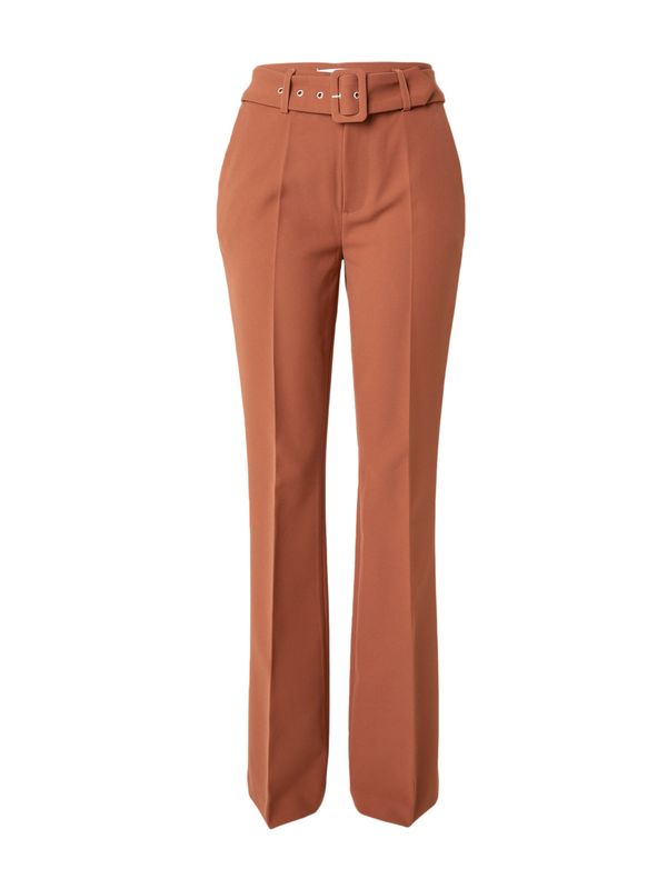 ABOUT YOU x Iconic by Tatiana Kucharova ABOUT YOU x Iconic by Tatiana Kucharova Панталон с ръб 'Farina'  ръждиво кафяво