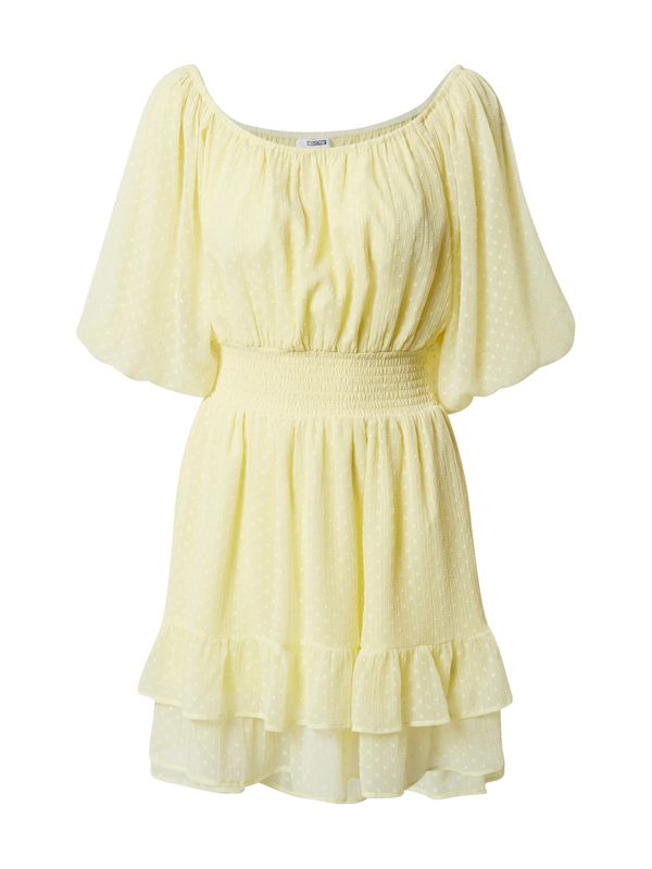 ABOUT YOU x Iconic by Tatiana Kucharova ABOUT YOU x Iconic by Tatiana Kucharova Рокля 'Ilka'  жълто / пастелно жълто