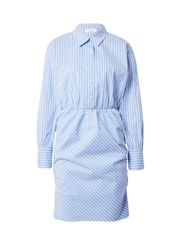 ABOUT YOU x Iconic by Tatiana Kucharova ABOUT YOU x Iconic by Tatiana Kucharova Рокля тип риза 'Rose'  небесносиньо / бяло