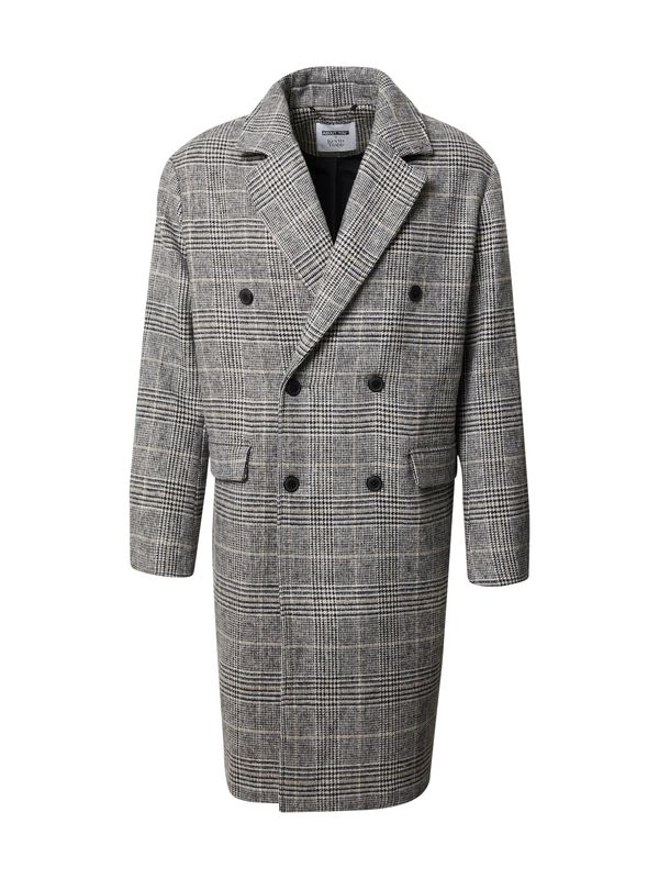 ABOUT YOU x Kevin Trapp ABOUT YOU x Kevin Trapp Преходно палто  бежово / светлосиво / черно / бяло