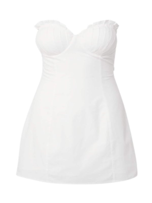 ABOUT YOU x Laura Giurcanu ABOUT YOU x Laura Giurcanu Рокля 'Camilla'  бяло