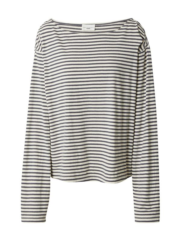 ABOUT YOU x Marie von Behrens ABOUT YOU x Marie von Behrens Тениска 'Marla'  тъмносиньо / бяло