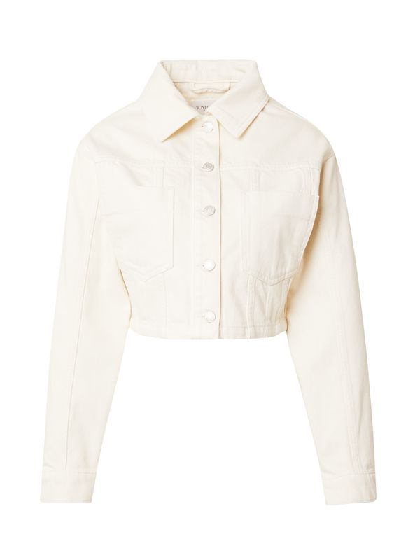 ABOUT YOU x Toni Garrn ABOUT YOU x Toni Garrn Преходно яке 'Duffy'  бял деним