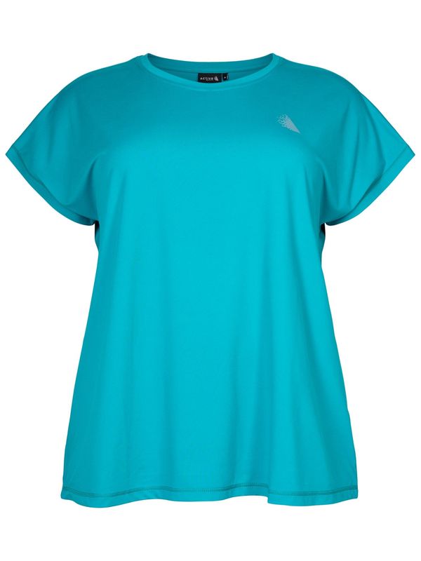 Active by Zizzi Active by Zizzi Функционална тениска 'Abasic'  аквамарин