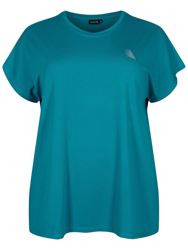 Active by Zizzi Active by Zizzi Функционална тениска 'Abasic'  петрол