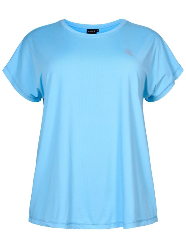 Active by Zizzi Active by Zizzi Функционална тениска 'Abasic'  синьо