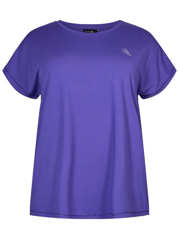 Active by Zizzi Active by Zizzi Функционална тениска 'Abasic'  тъмнолилаво