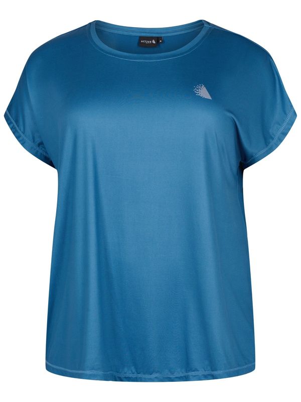 Active by Zizzi Active by Zizzi Функционална тениска 'Abasic'  тъмносиньо